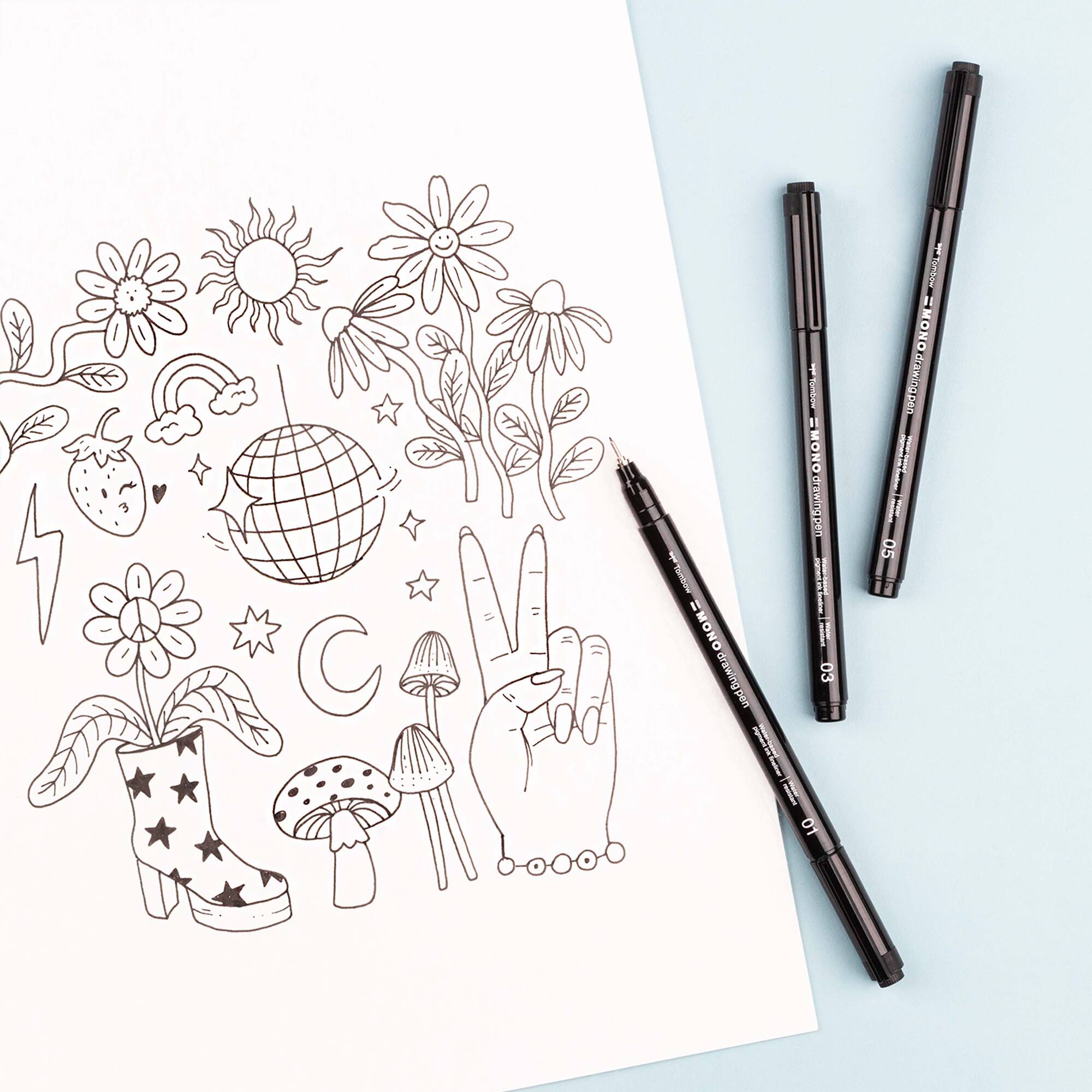 Tombow Mono Drawing Pen Set